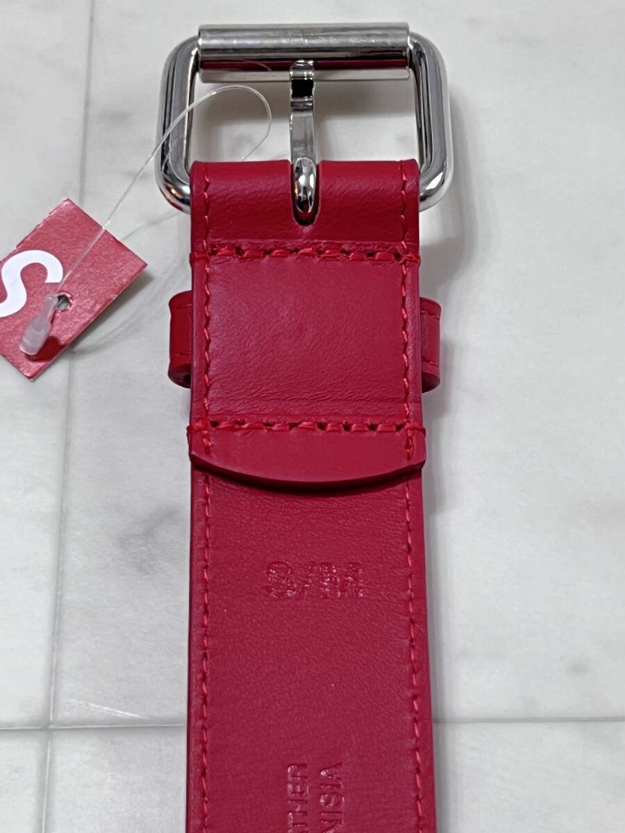 新品】SUPREME シュプリーム【 Studded Logo Belt Red】18SS 新品】SUPREME シュプリーム【 Studded Logo Belt Red】18SS