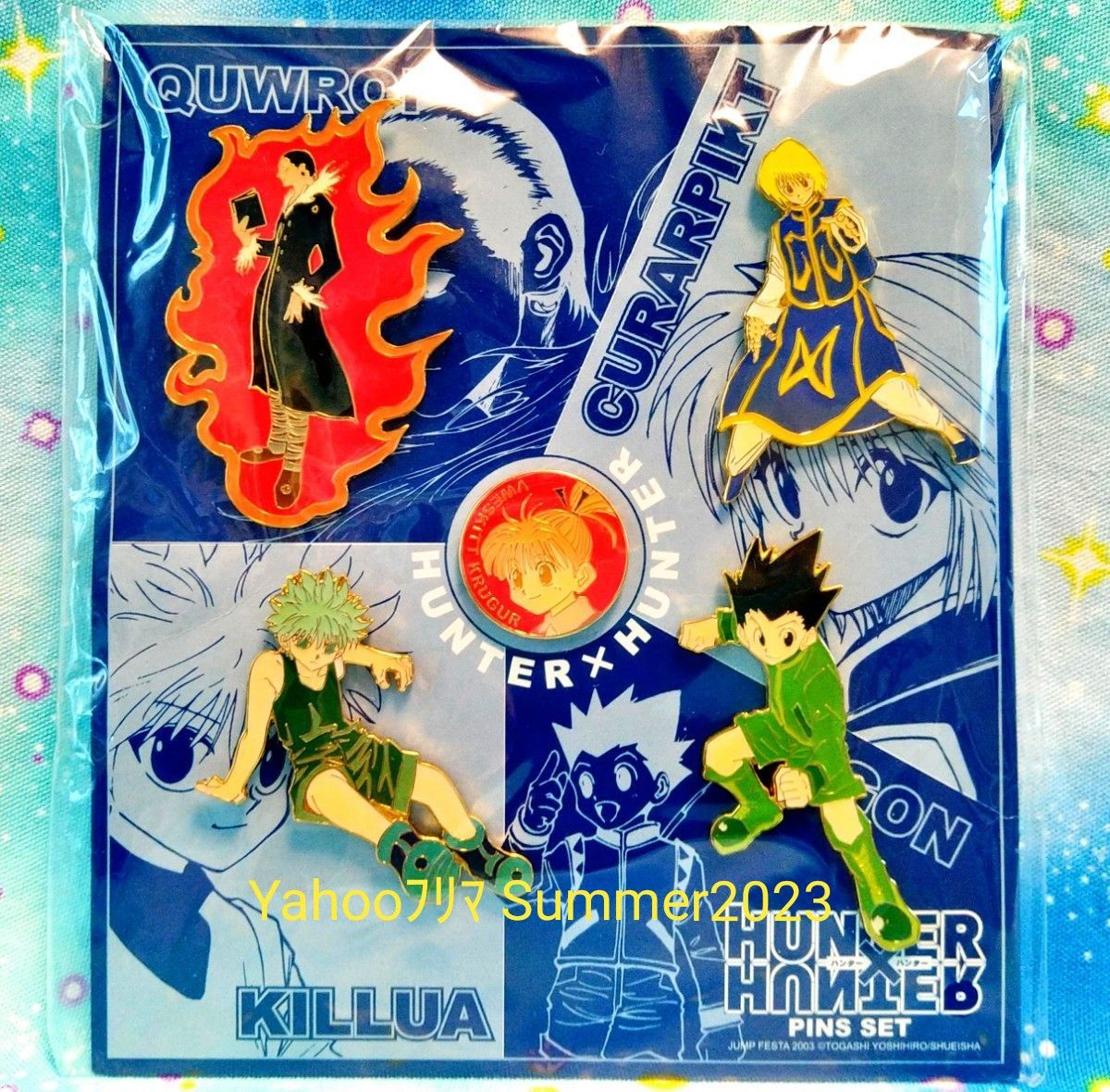 新品 HUNTER×HUNTER ピンズセット ゴン キルア クラピカ ビスケ 新品 HUNTER×HUNTER ピンズセット ゴン キルア クラピカ ビスケ