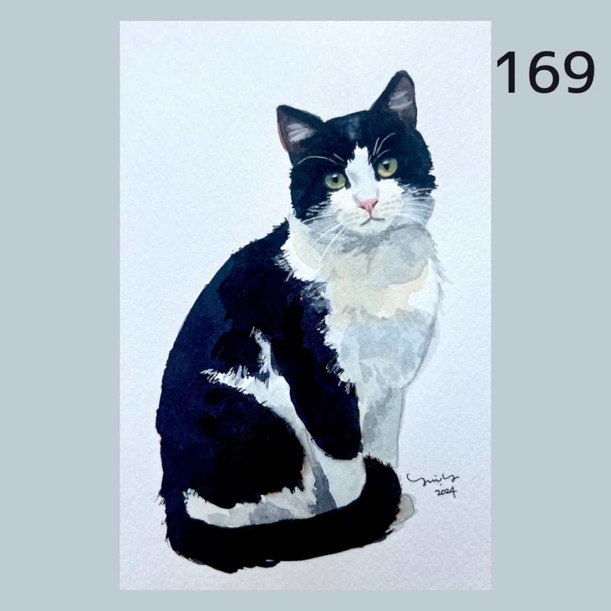 猫の絵169 水彩画 原画 ハチワレ|Yahoo!フリマ(旧PayPayフリマ) 猫の絵169 水彩画 原画 ハチワレ|Yahoo!フリマ(旧PayPayフリマ)