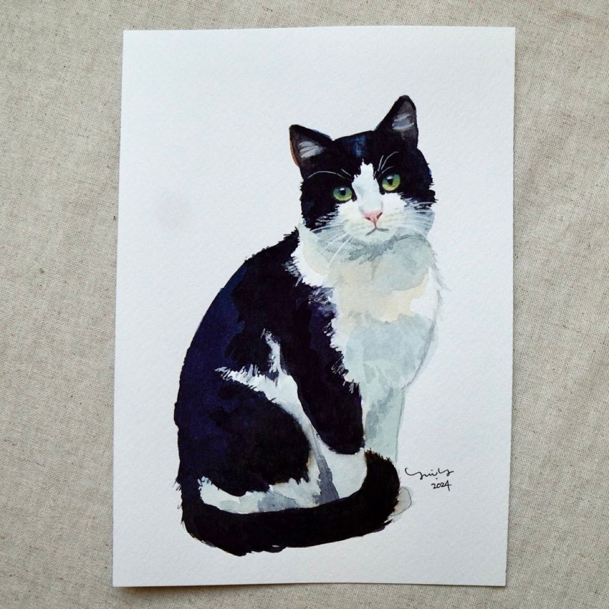 猫の絵169 水彩画 原画 ハチワレ|Yahoo!フリマ(旧PayPayフリマ) 猫の絵169 水彩画 原画 ハチワレ|Yahoo!フリマ(旧PayPayフリマ)