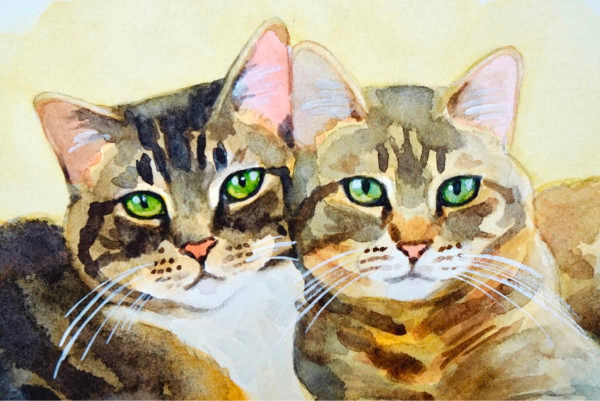 猫の絵 178 水彩画 原画 キジトラ猫|Yahoo!フリマ(旧PayPay 猫の絵 178 水彩画 原画 キジトラ猫|Yahoo!フリマ(旧PayPay