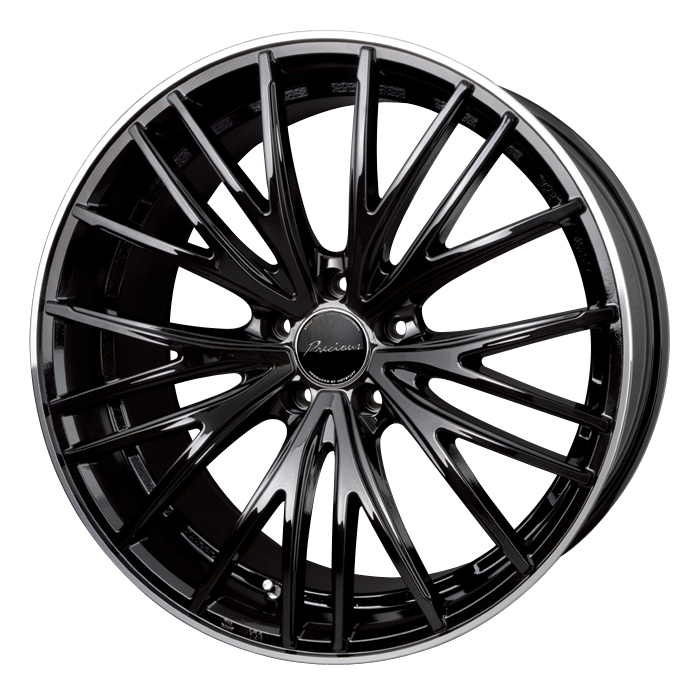 業販品 YOKOHAMA BluEarth-XT AE61 205/55R17 Precious AST M1 ブラックリムポリッシュ 17インチ 7J+50 5H-100 4本