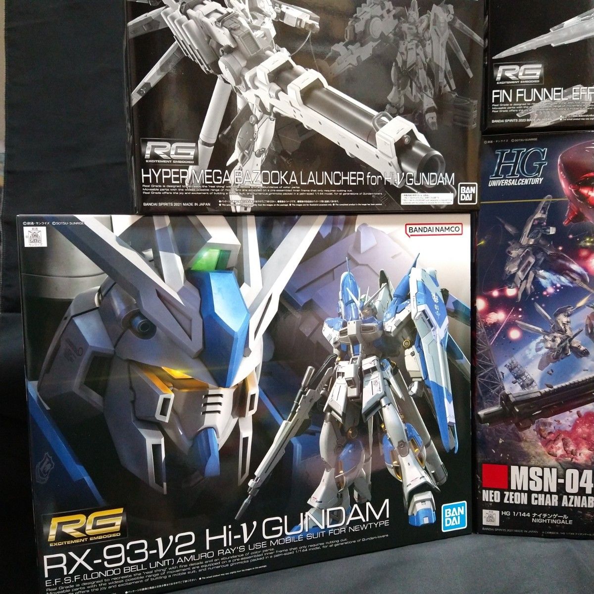 新品・未開封】RG Hi-νガンダムその他 HGUC ナイチンゲール 5点 新品・未開封】RG Hi-νガンダムその他 HGUC ナイチンゲール 5点