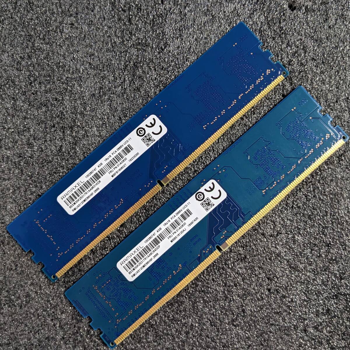 中古】DDR4メモリ 8GB(4GB2枚組) RAMAXEL RMUA5120ME86H9F-2666 中古】DDR4メモリ 8GB(4GB2枚組) RAMAXEL RMUA5120ME86H9F-2666
