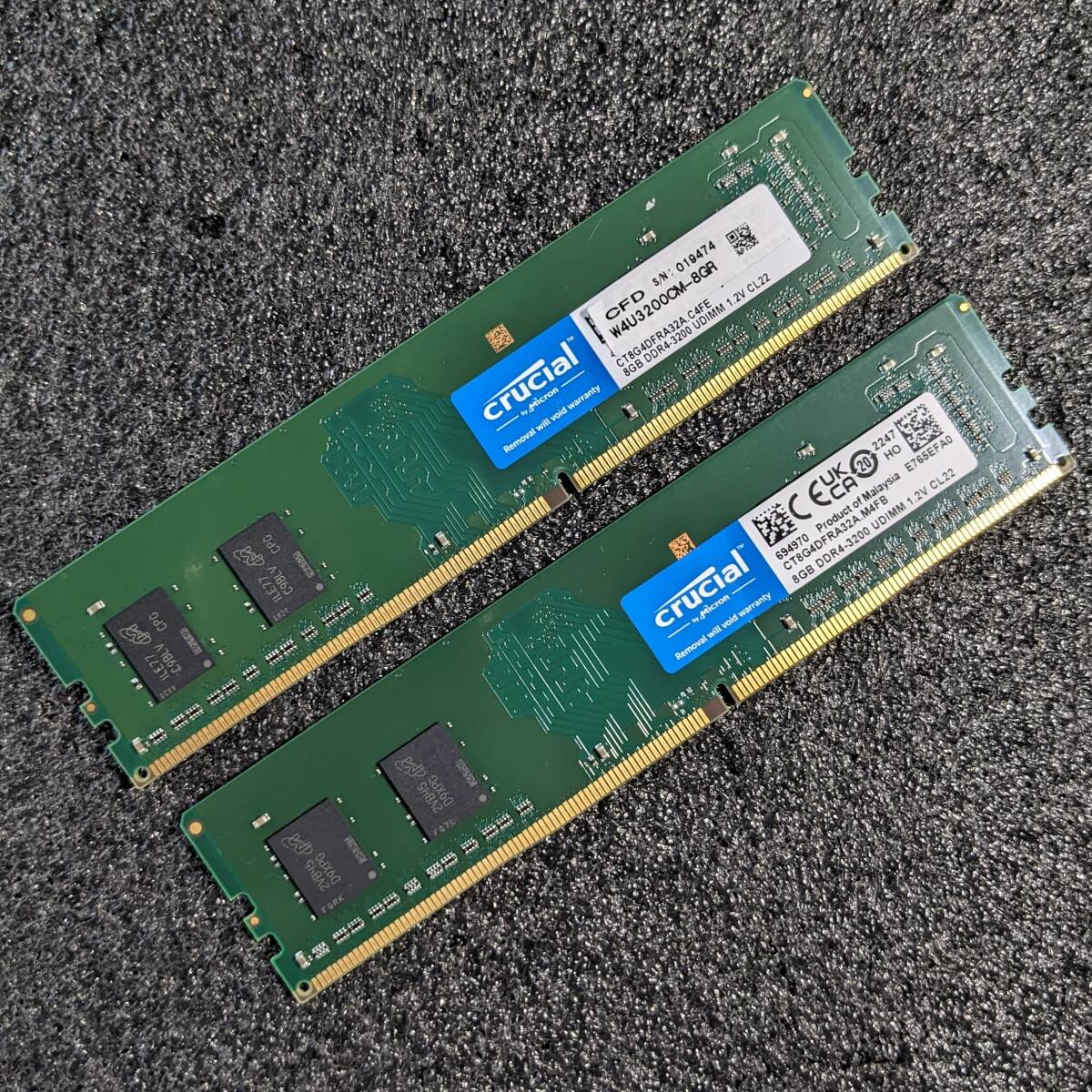 DDR4メモリ 16GB(8GB2枚組) Crucial CT8G4DFRA32A [DDR4-3200 DDR4メモリ 16GB(8GB2枚組) Crucial CT8G4DFRA32A [DDR4-3200