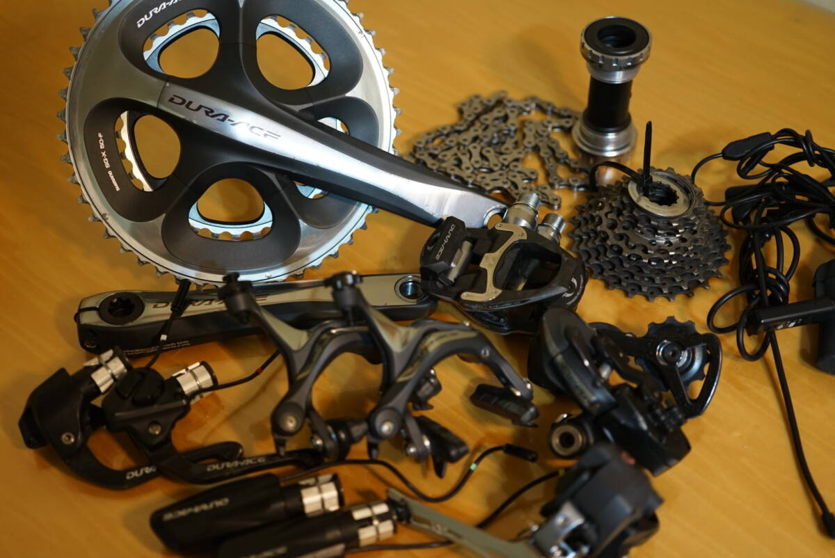 SHIMANO シマノ DURA-ACE デュラエース DI2セット まとめて SW ST FD RD BR PD FC BB CS 状態の良い中古 トライアスロンセット