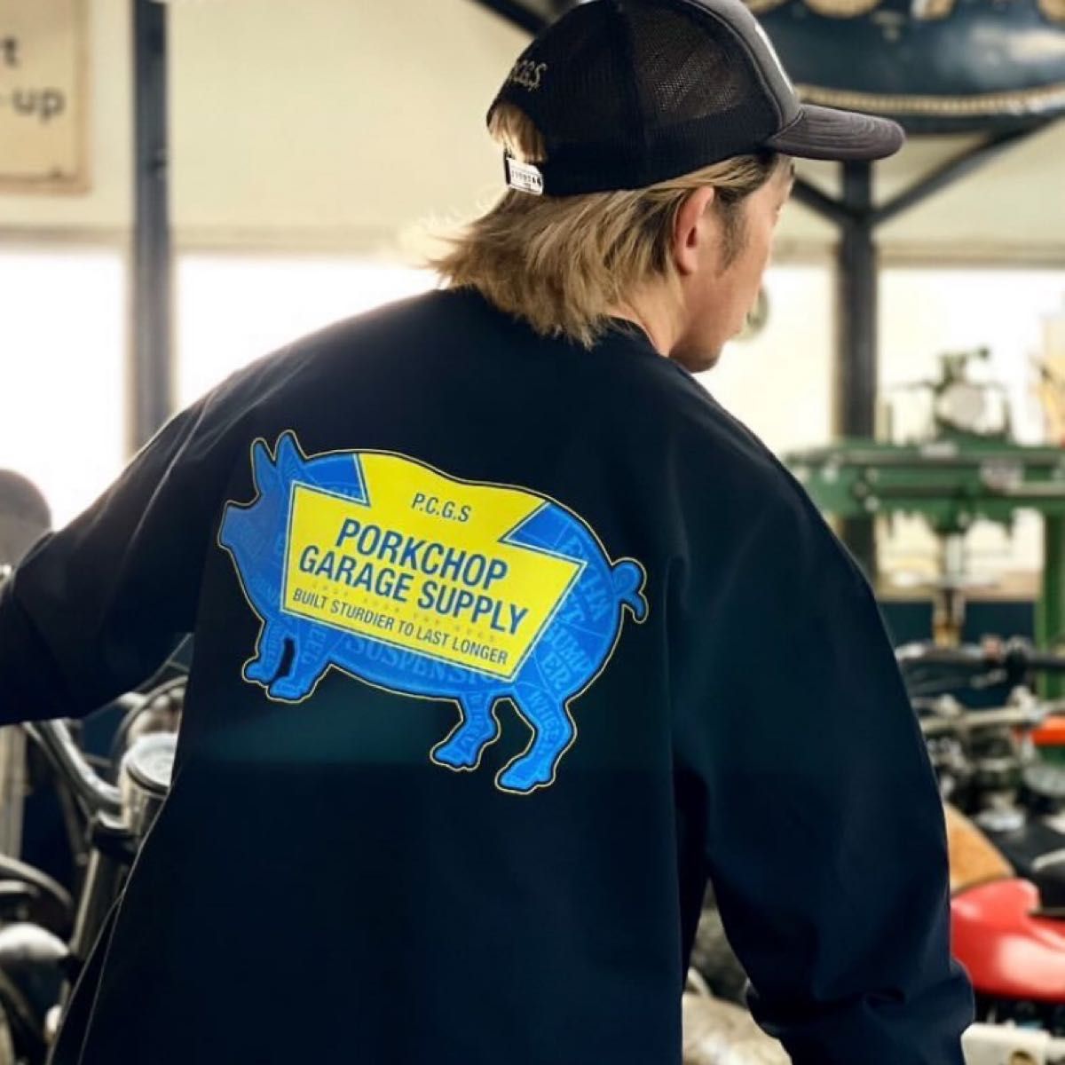 ポークチョップ ロンT BLUE Lサイズ PORKCHOP|Yahoo!フリマ(旧 ポークチョップ ロンT BLUE Lサイズ PORKCHOP|Yahoo!フリマ(旧