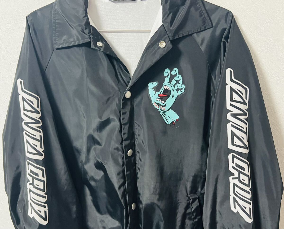 極美品 SANTA CRUZ(サンタクルーズ)ナイロン コーチジャケット 極美品 SANTA CRUZ(サンタクルーズ)ナイロン コーチジャケット