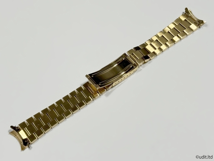 ラグ幅 19mm ゴールド プレジデント ブレスレット 腕時計ベルト ラグ幅 19mm ゴールド プレジデント ブレスレット 腕時計ベルト