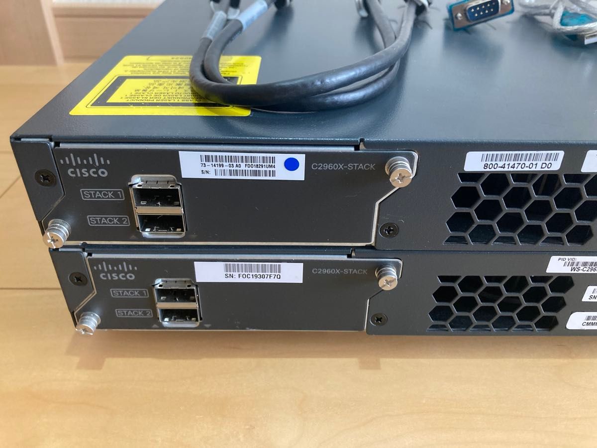 CCNA CCNP】スタック2台ciscoL2スイッチWS-C2960X-24TS-L|Yahoo CCNA CCNP】スタック2台ciscoL2スイッチWS-C2960X-24TS-L|Yahoo