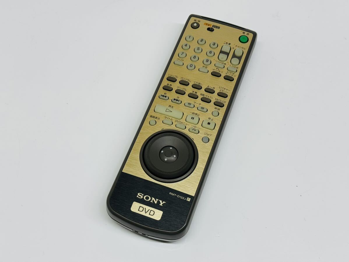 美品】SONY ソニー DVP-S9000ES 用リモコン RMT-D122J CD/DVD 美品】SONY ソニー DVP-S9000ES 用リモコン RMT-D122J CD/DVD