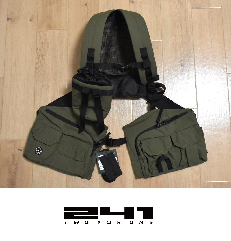 売上実績NO.1 ONE FOR TWO BAG -TOOL AREA ツールバッグ ベスト エリア241 トゥーフォーワン 241 【送料無料】新品 キャンプ カーキ MB9292 アウトドア ベスト