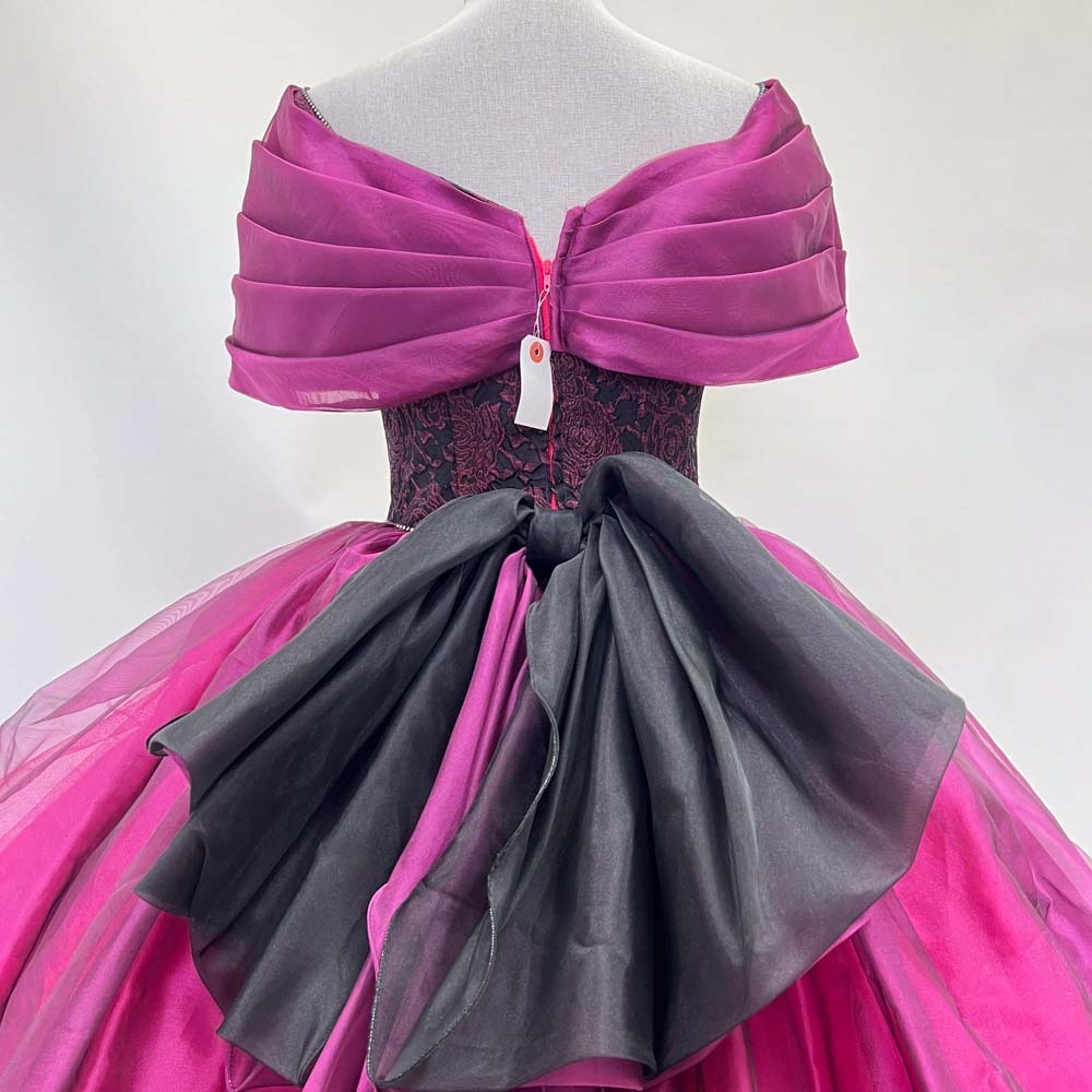  color dress used purple color bai color 9T bell line wedding musical performance . stage dress photographing costume C-219