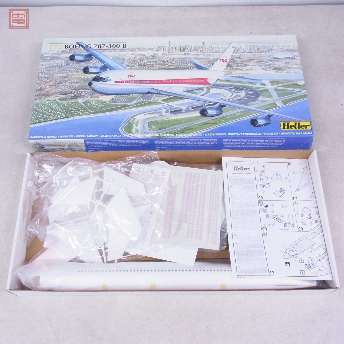 Yahoo!オークション - 未組立 エレール 1/72 ボーイング 707-300 Yahoo!オークション - 未組立 エレール 1/72 ボーイング 707-300