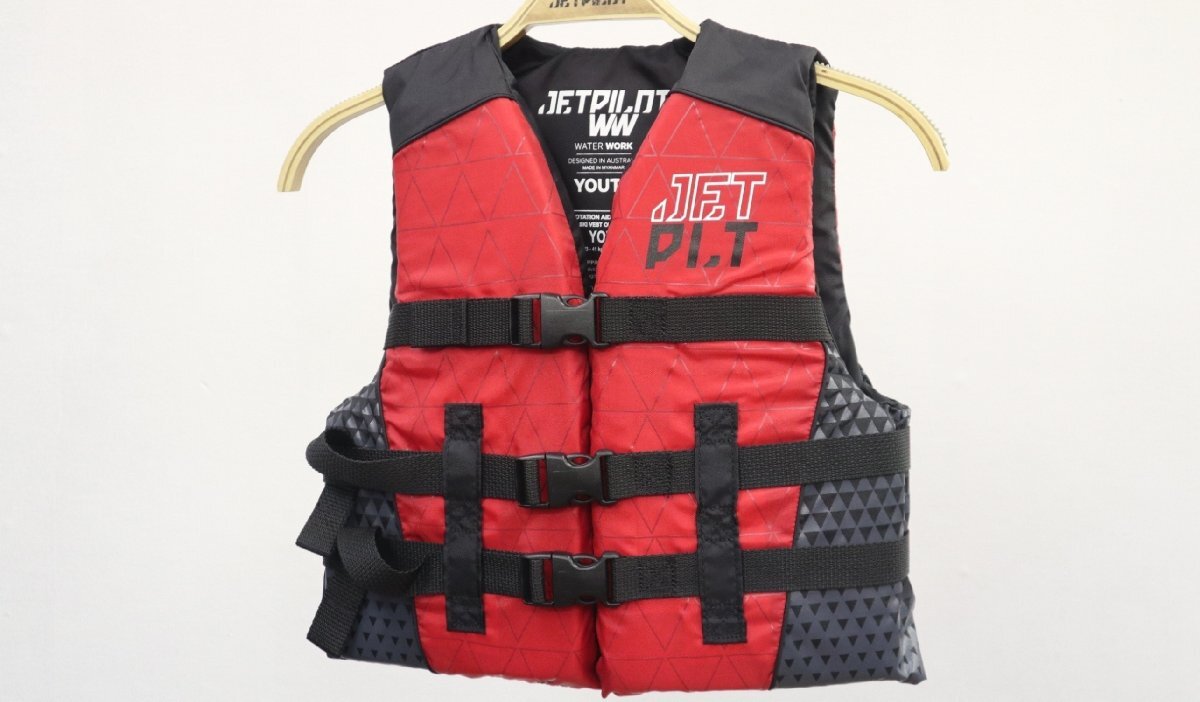 人気が高い サイズ/8-10 ナイロンベスト コーズ レッド JA-22333 JETPILOT ジェットパイロット ユース/子供用 救命器具