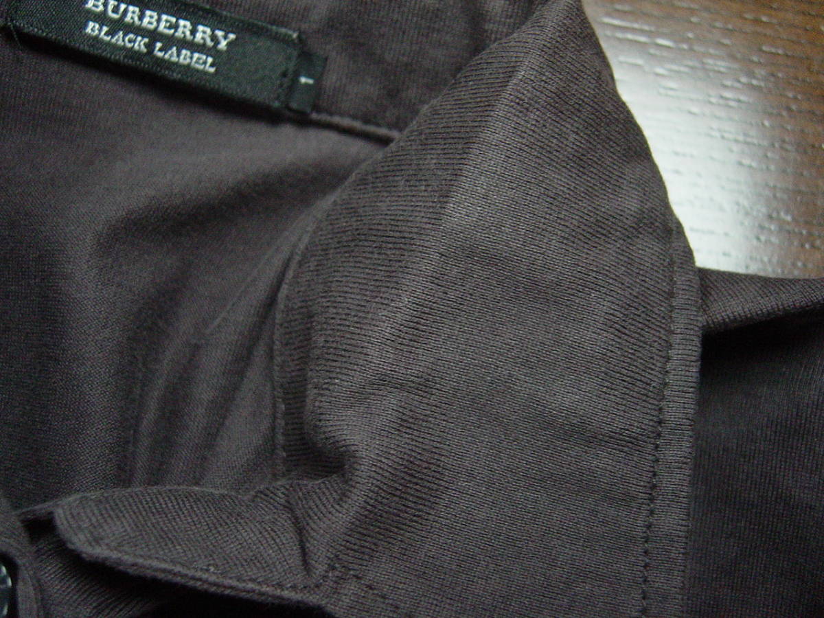 バーバリーブラックレーベルポロシャツ/BURBERRY BLACK LABEL 半袖シャツ/サイズ１/レディーズ_画像7