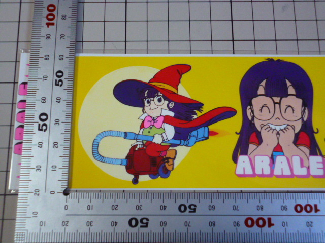 正規品 DR.SLUMP ARALE ステッカー ES A-1 当時物 です(175×60mm 正規品 DR.SLUMP ARALE ステッカー ES A-1 当時物 です(175×60mm