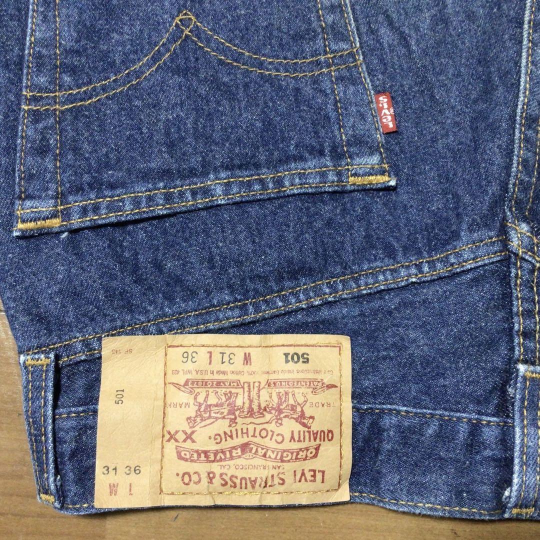95年USA製リーバイス501 濃紺 W31 股下74cm デニム|Yahoo 95年USA製リーバイス501 濃紺 W31 股下74cm デニム|Yahoo