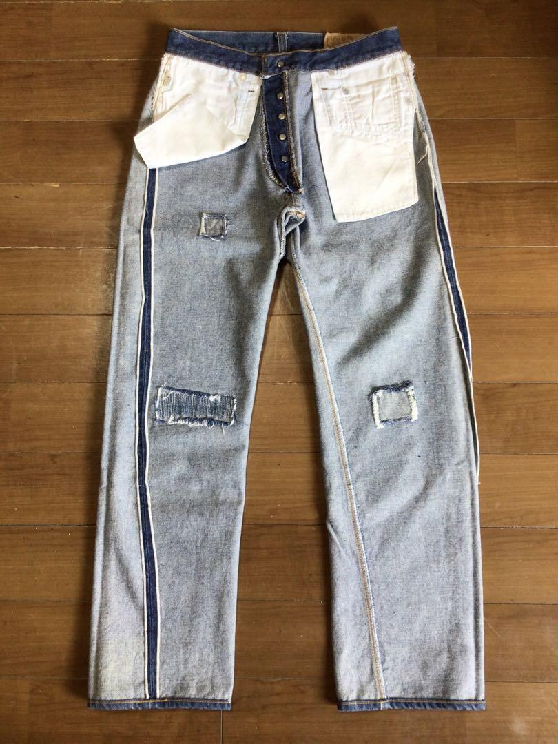 82年USA製リーバイス501 赤耳 W30 股下75cm 裾チェーン 黒カン 82年USA製リーバイス501 赤耳 W30 股下75cm 裾チェーン 黒カン