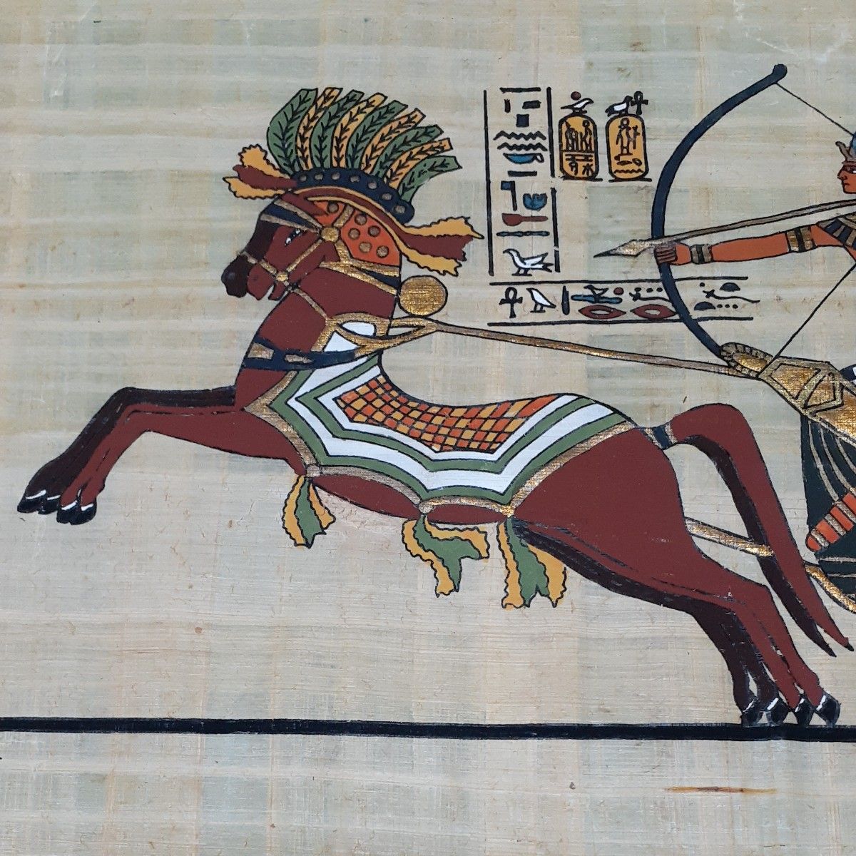 パピルス エジプト 絵画 壁掛け 額縁
アート インテリア 古代エジプト お土産 パピルス絵画 額縁 壁掛け