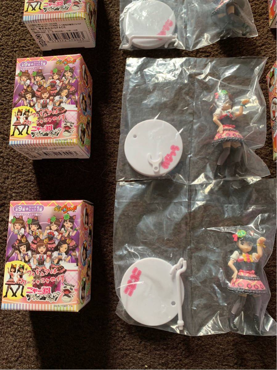 フィギュアはウーニャニャの件 AKB48 10個入りBOX 未開封 当時物 正規品 ニャーKB フィギュアはウーニャニャの件