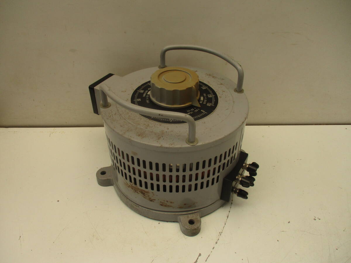 山菱電機 ボルトスライダー 変圧器 トランス S-130-30 0-130V 30A 50-60Hz 3KVA