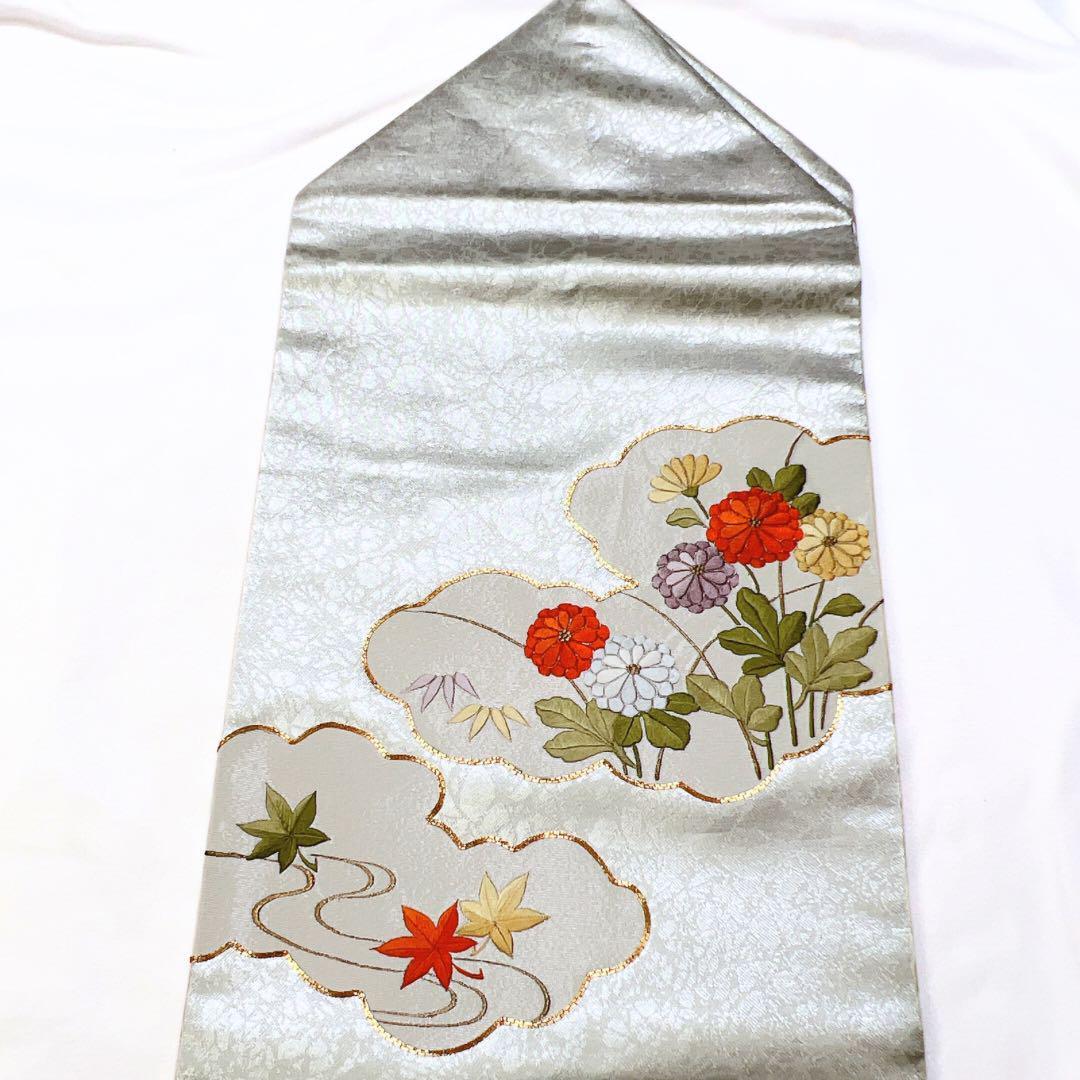刺繍 名古屋帯 金駒刺繍 花模様 雲 着物 014w|Yahoo!フリマ(旧 刺繍 名古屋帯 金駒刺繍 花模様 雲 着物 014w|Yahoo!フリマ(旧