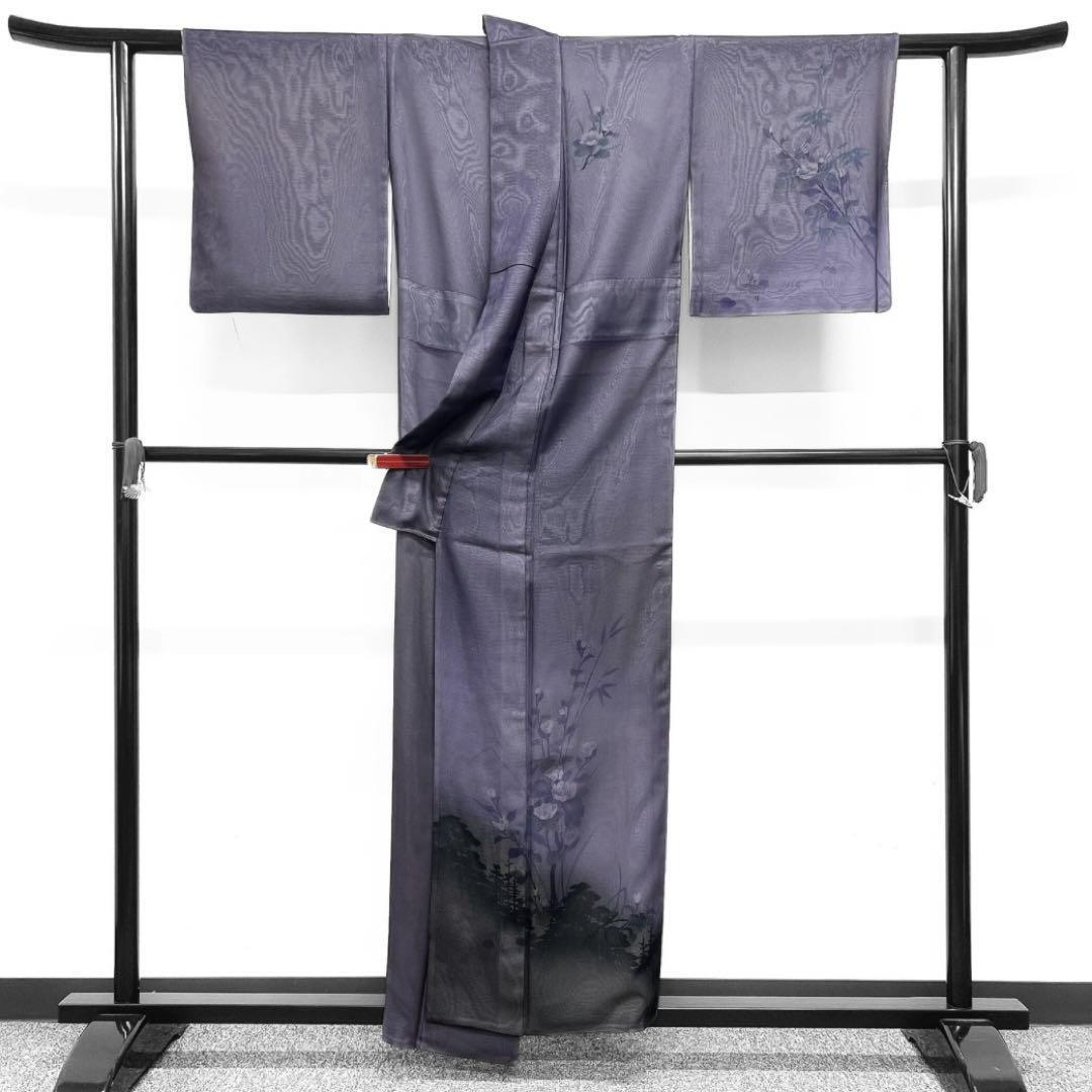 付け下げ 夏用 花模様 紗合わせ パープル系 着物 044w d|Yahoo 付け下げ 夏用 花模様 紗合わせ パープル系 着物 044w d|Yahoo