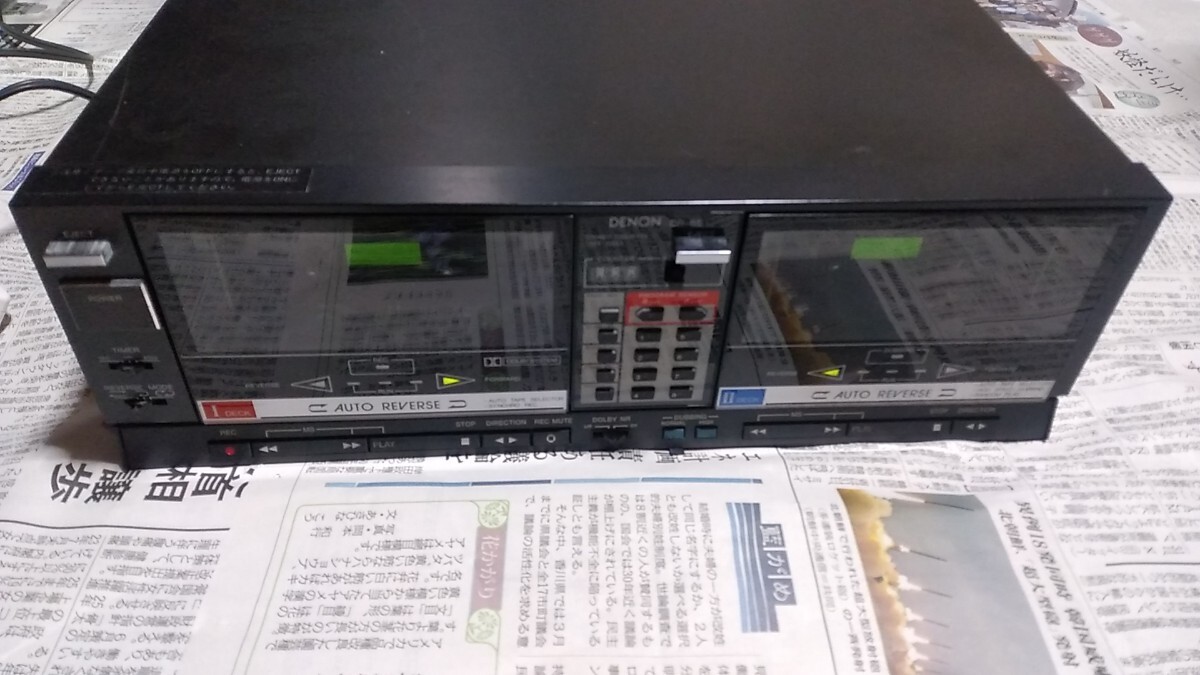 DENON カセットデッキ DR-65 中古現状品 送料込み|Yahoo!フリマ DENON カセットデッキ DR-65 中古現状品 送料込み|Yahoo!フリマ