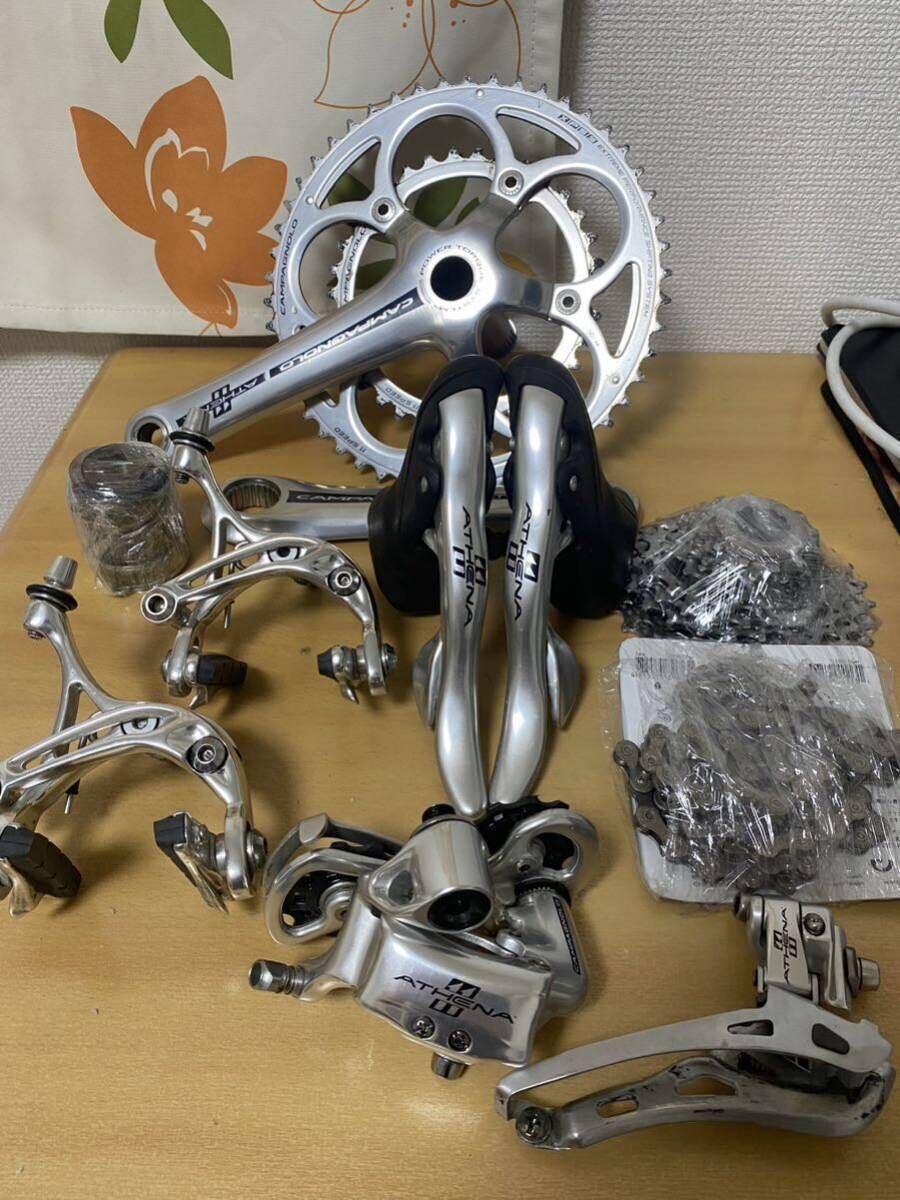 カンパニョーロ アテナ 11S シルバー Campagnolo Athena コンポーネント 希少
