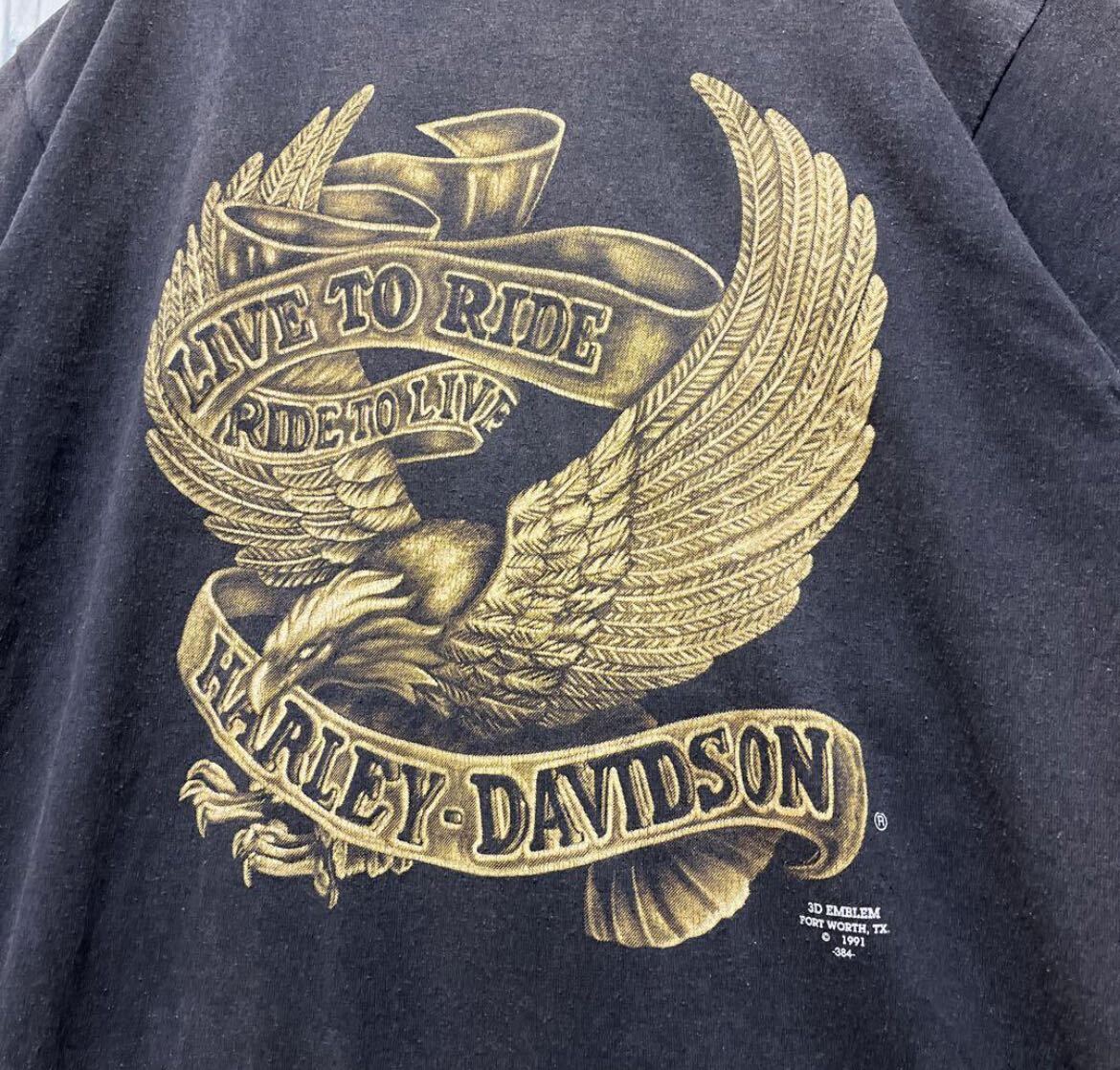 HARLEY-DAVIDSON ハーレーダビッドソン Tシャツ L ブラック USA HARLEY-DAVIDSON ハーレーダビッドソン Tシャツ L ブラック USA