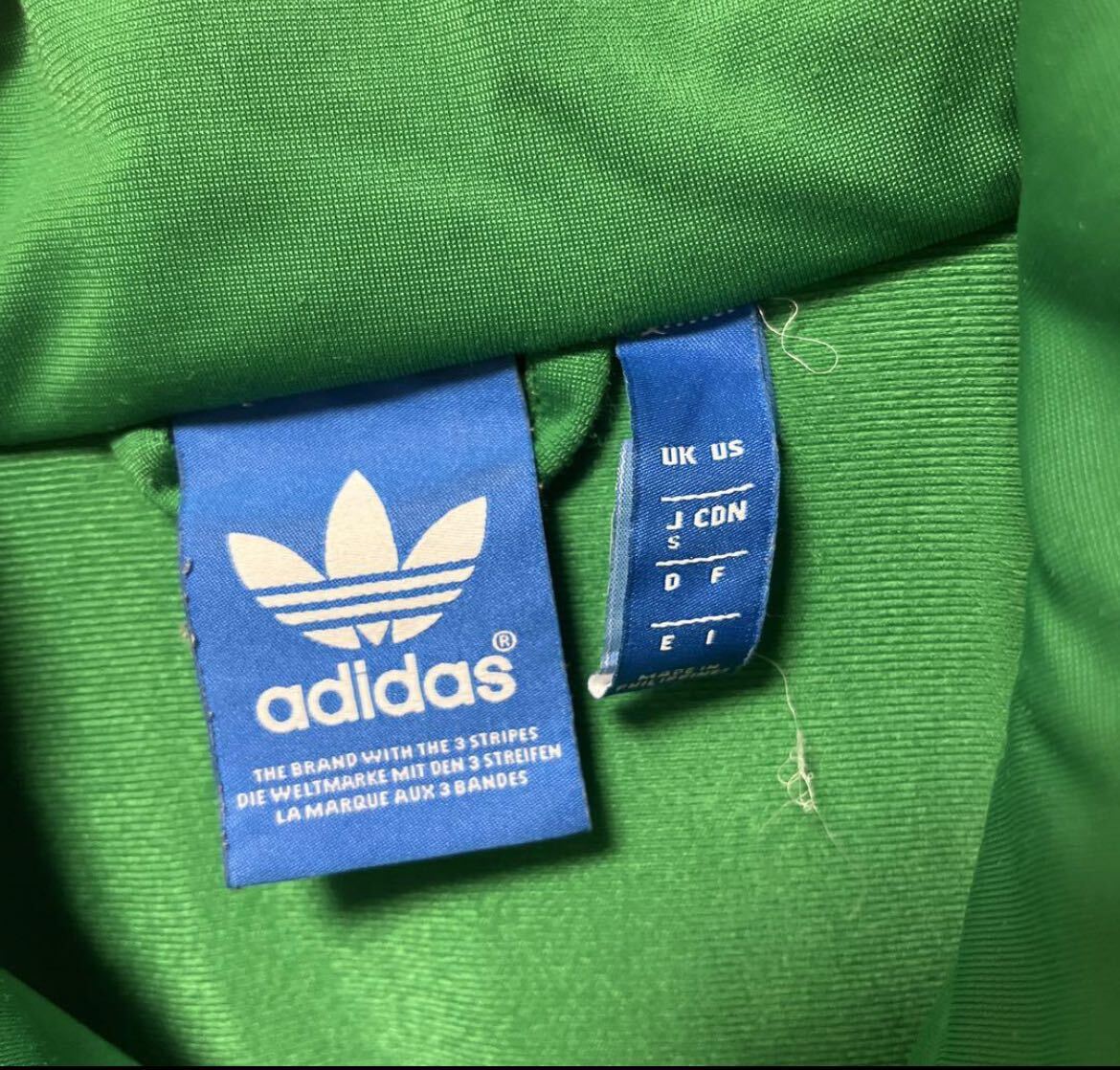 adidas アディダス ジャージ 上 トラックジャケット S グリーン adidas アディダス ジャージ 上 トラックジャケット S グリーン