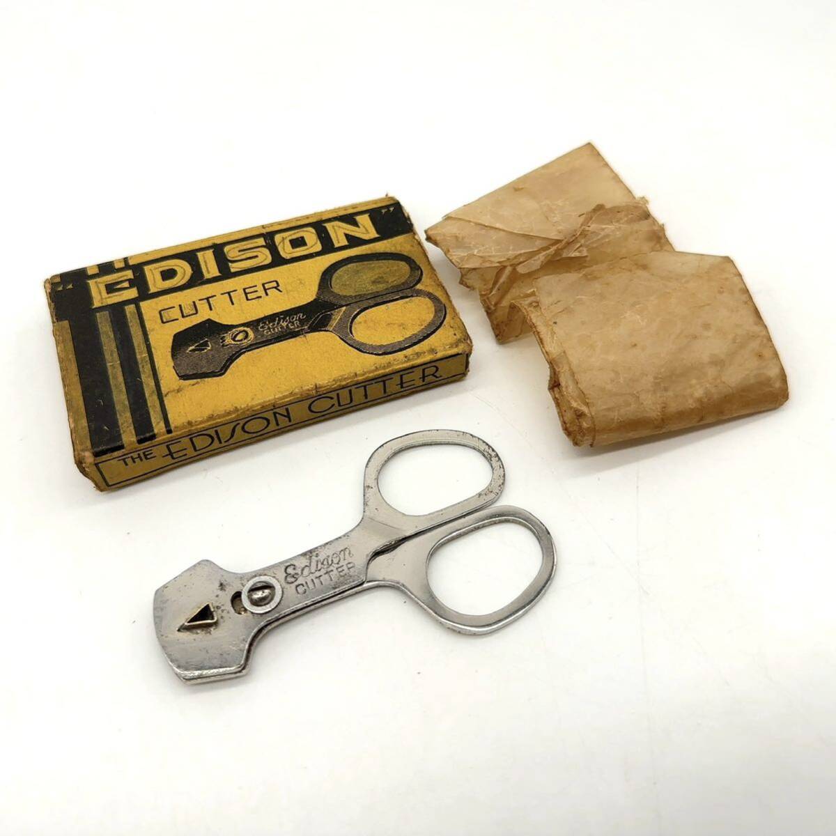 【SALE／55%OFF】 年代物 年代物 竹針カッター エジソンカッター CUTTER EDISON アンティーク雑貨