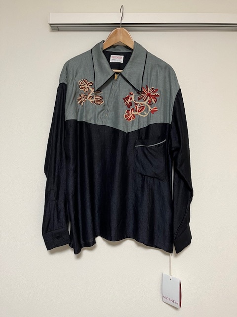 NICENESS ワイルドシルク スーベニアシャツ ナイスネス MAJAW NICENESS ワイルドシルク スーベニアシャツ ナイスネス MAJAW