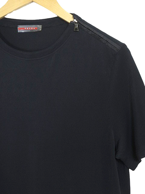 プラダスポーツ PRADA SPORT Tシャツ カットソー 半袖 ジップ プラダスポーツ PRADA SPORT Tシャツ カットソー 半袖 ジップ
