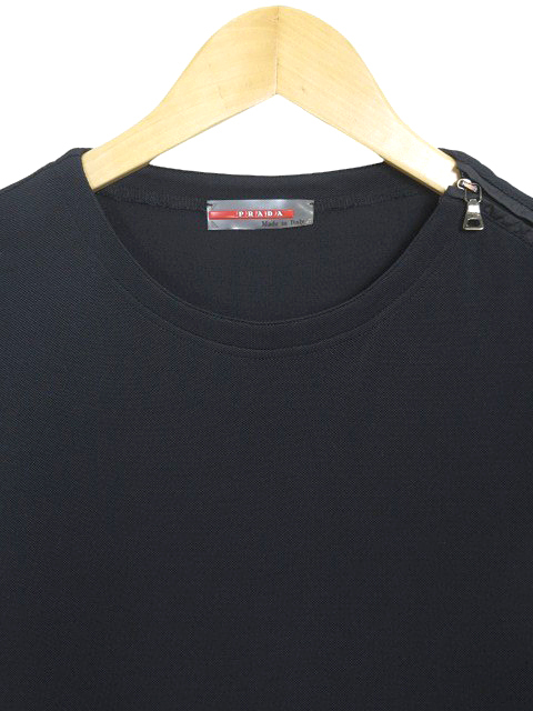 プラダスポーツ PRADA SPORT Tシャツ カットソー 半袖 ジップ プラダスポーツ PRADA SPORT Tシャツ カットソー 半袖 ジップ