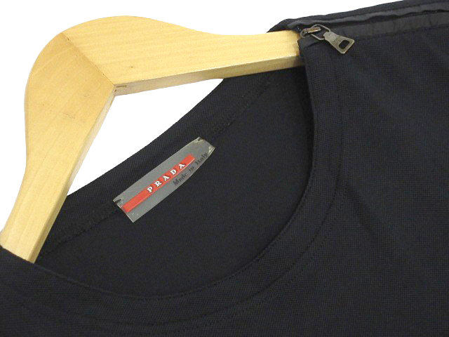 プラダスポーツ PRADA SPORT Tシャツ カットソー 半袖 ジップ プラダスポーツ PRADA SPORT Tシャツ カットソー 半袖 ジップ