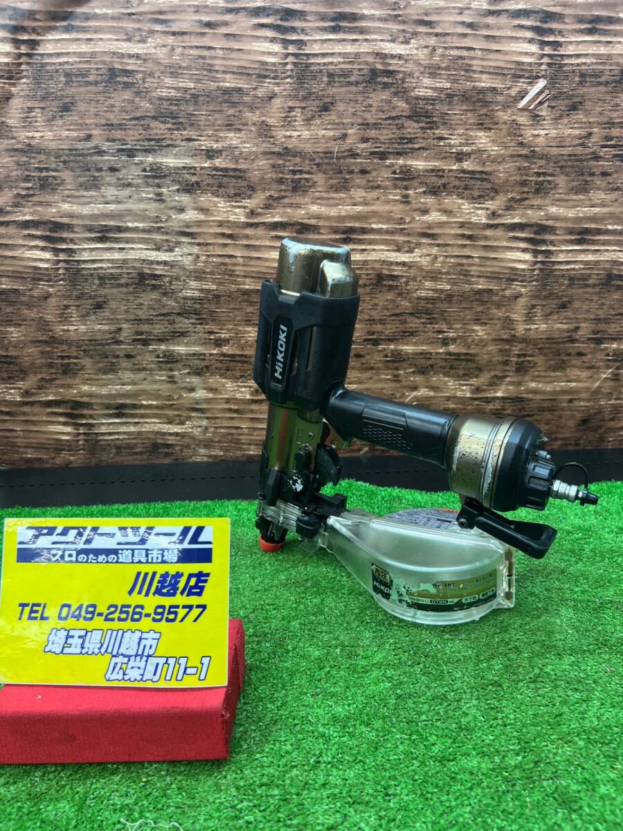 18go【中古品】★ハイコーキ(HIKOKI ※旧:日立工機) 高圧エアネジ打ち機 WF4HS