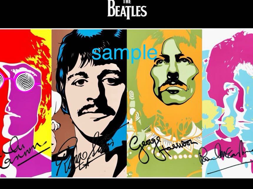 The Beatles リチャードアベドン ビートルズアート豪華フレーム付 The Beatles リチャード・アヴェドン 高画質 サイン フォト 写真
