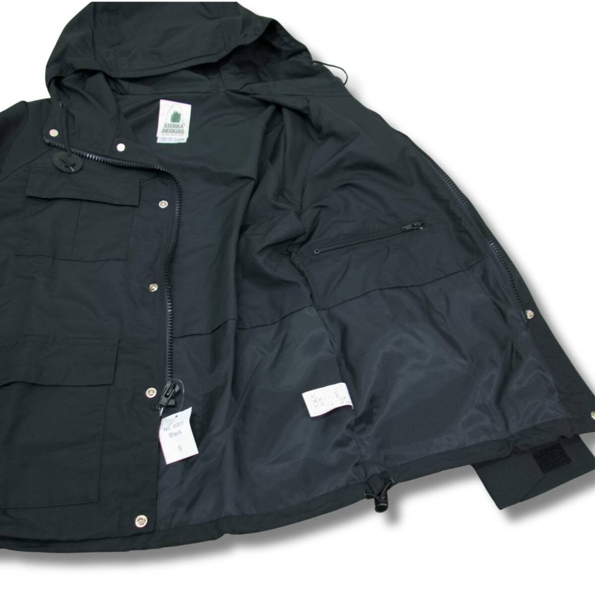 即決☆シエラデザインズ ショート・パーカー BLK/Sサイズ 米国製 即決☆シエラデザインズ ショート・パーカー BLK/Sサイズ 米国製