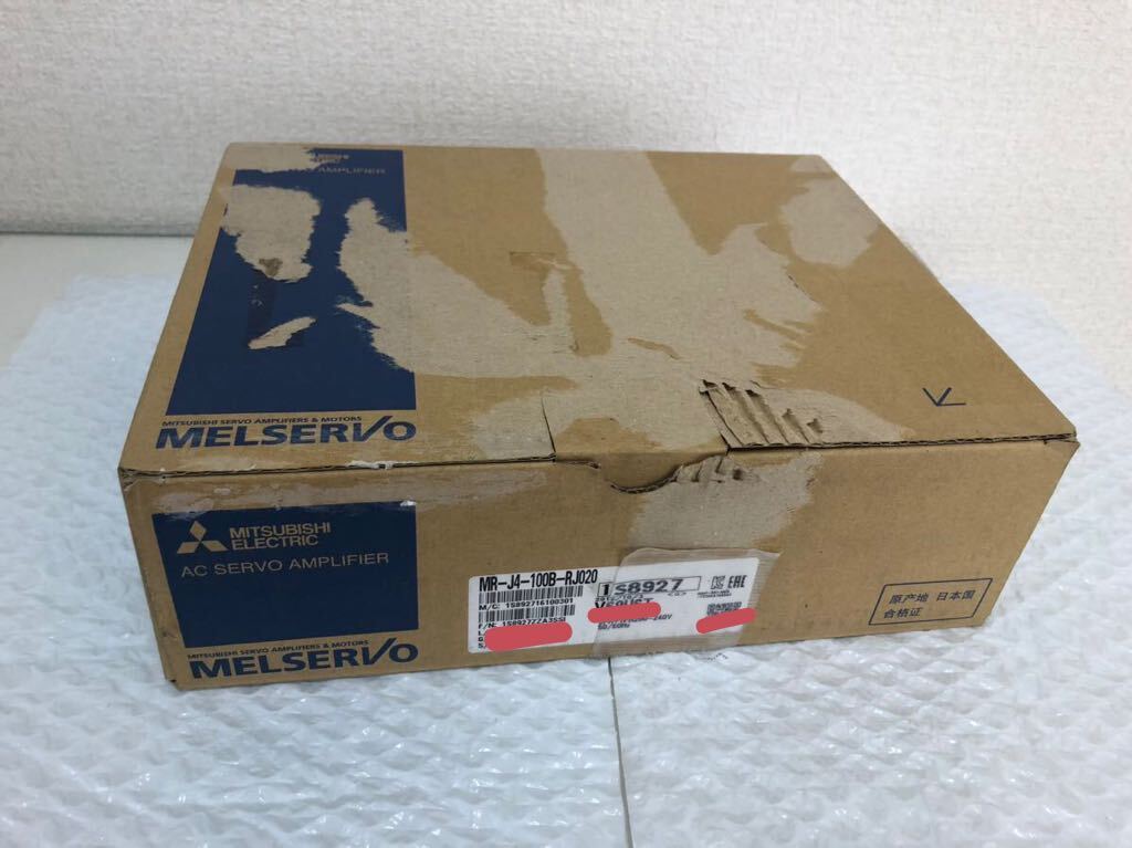 新品未使用三菱電機 MR-J4-100B-RJ020正規品動作保証 国内から 新品未使用三菱電機 MR-J4-100B-RJ020正規品動作保証 国内から