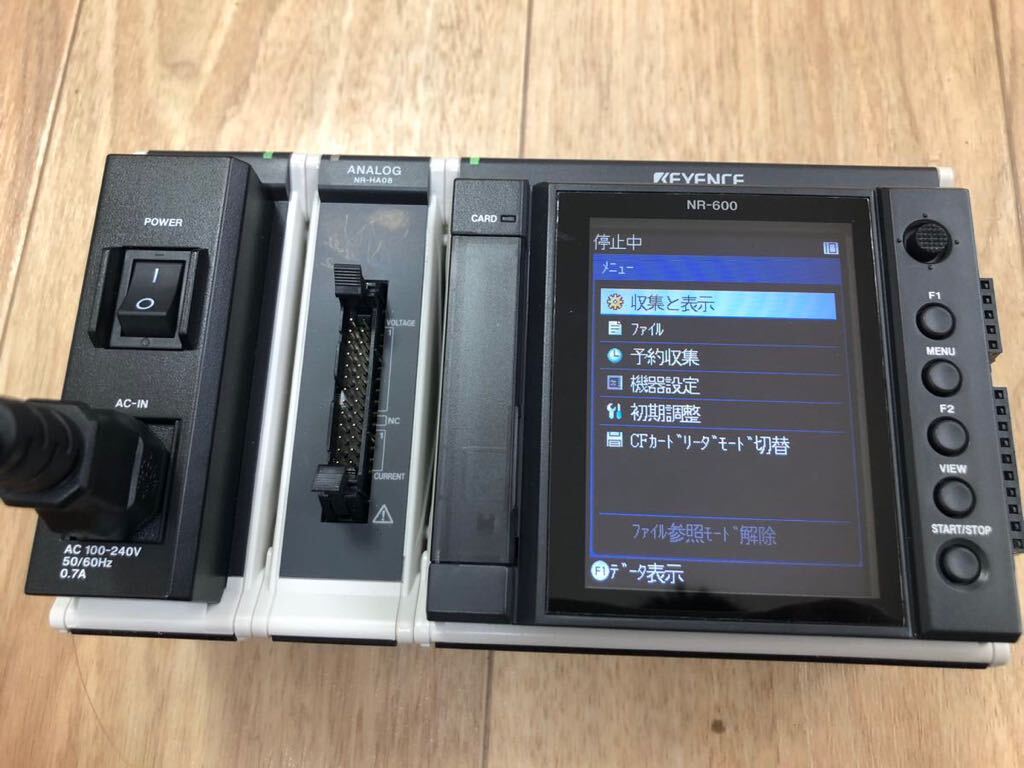 中古美品KEYENCEキーエンス NR-600 NR-U60 NR-HA08 正規品動作 中古美品KEYENCEキーエンス NR-600 NR-U60 NR-HA08 正規品動作