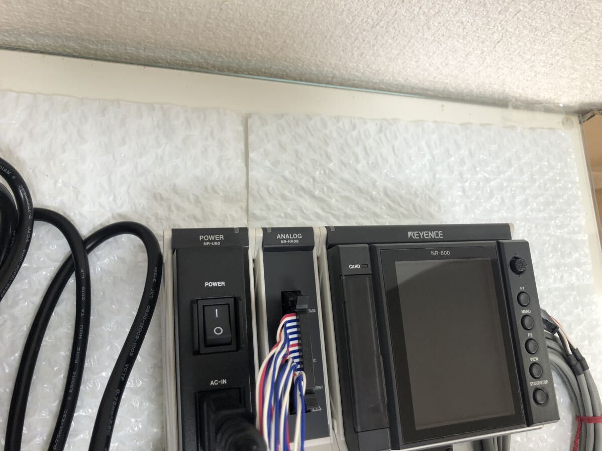 中古美品KEYENCEキーエンス NR-600 NR-U60 NR-HA08 正規品動作 中古美品KEYENCEキーエンス NR-600 NR-U60 NR-HA08 正規品動作