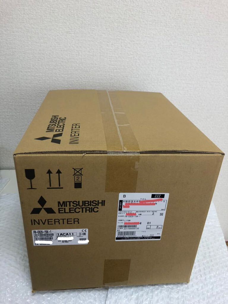 新品未開封2024年製三菱電機 FR-E820-15K-1正規品動作保証 国内 新品未開封2024年製三菱電機 FR-E820-15K-1正規品動作保証 国内