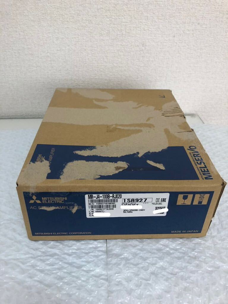 新品未使用三菱電機 MR-J4-100B-RJ020正規品動作保証 国内から 新品未使用三菱電機 MR-J4-100B-RJ020正規品動作保証 国内から
