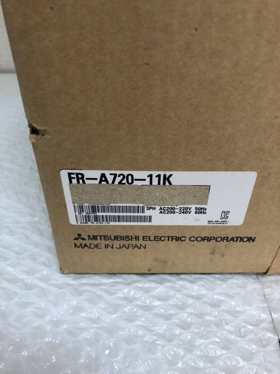 新品未使用(保管品)三菱電機 FR-A720-11K 正規品動作保証 国内 新品未使用(保管品)三菱電機 FR-A720-11K 正規品動作保証 国内
