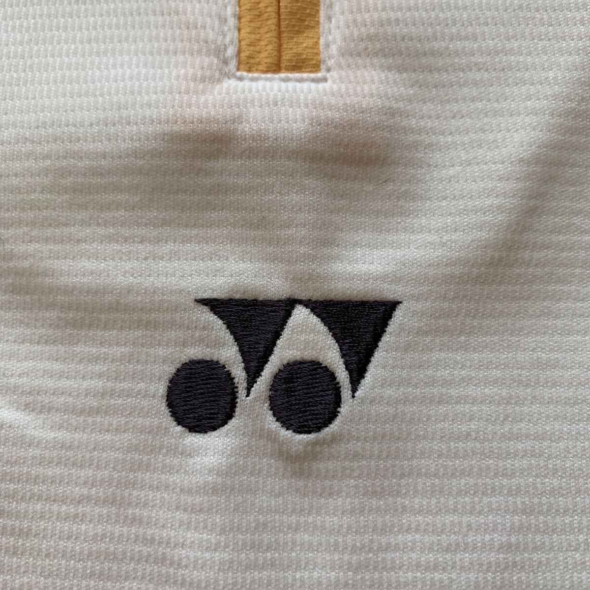 115m　●YONEX　ヨネックス　ベリークール　日本製　レディースL　白　テニス　バトミントン　トレーニングシャツ　半袖　ゆうパケット_画像3