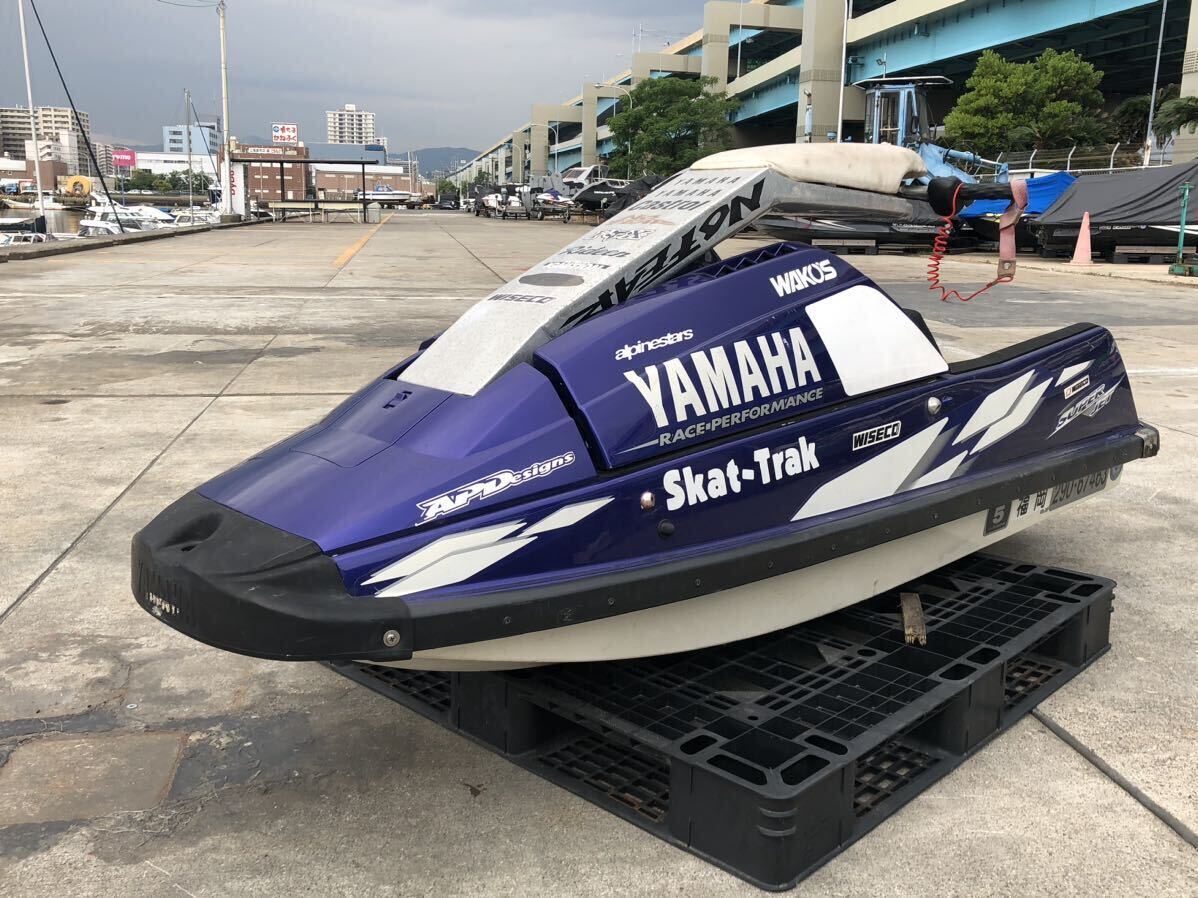 福岡発 YAMAHA ヤマハ ジェットスキ- お得艇 レスポンス パンチ最高 SJ700載せ替え 改造艇 社外CDI 船検/改造申請済 PRO-TEC SE Skat-Trak