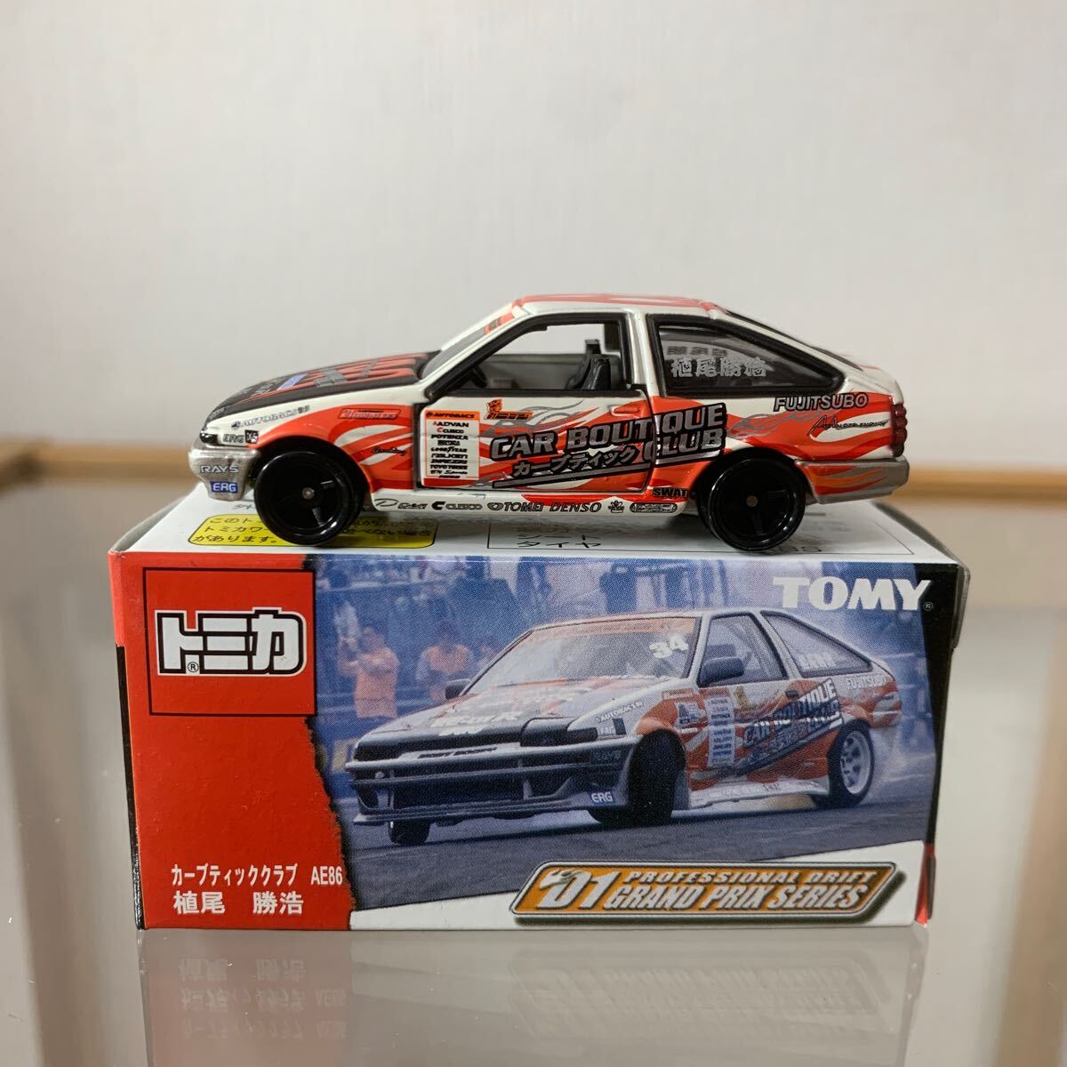 トミカ D1グランプリシリーズ トレノAE86 カーブチッククラブ トミカ D1グランプリシリーズ トレノAE86 カーブチッククラブ