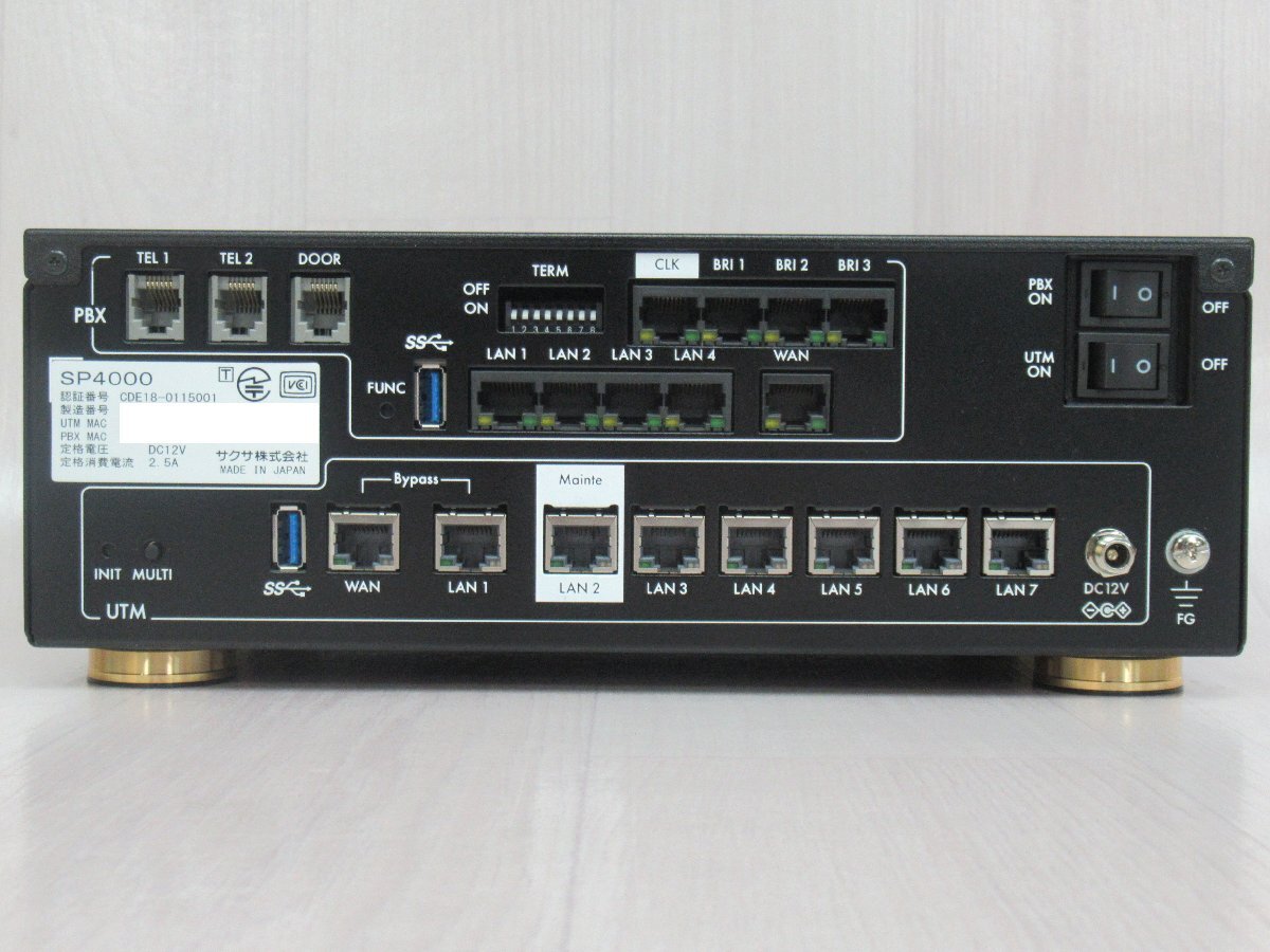 Yahoo!オークション - SAXA SP4000 UTM一体型 IP-PBX ライセンス Yahoo!オークション - SAXA SP4000 UTM一体型 IP-PBX ライセンス